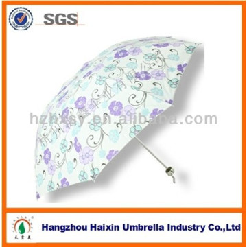 3 plegable moda impresión personalizados paraguas para la venta